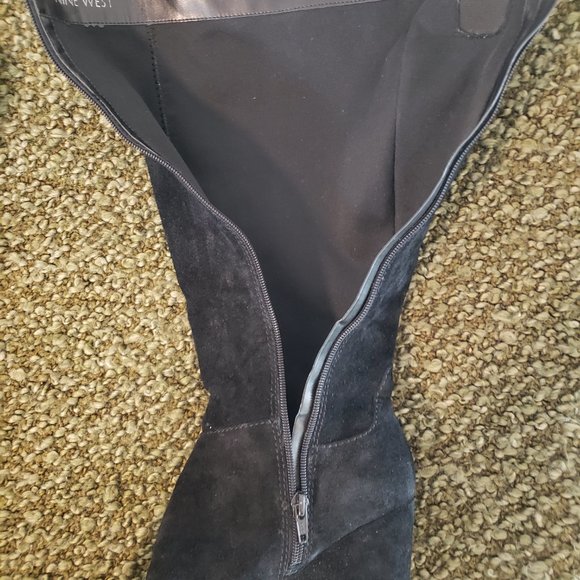 Nine West Black Heeled Boots 
Size 8 - Picture 7 of 9